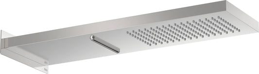 Rociador de ducha rectangular roca raindream montaje - Acero Inoxidable