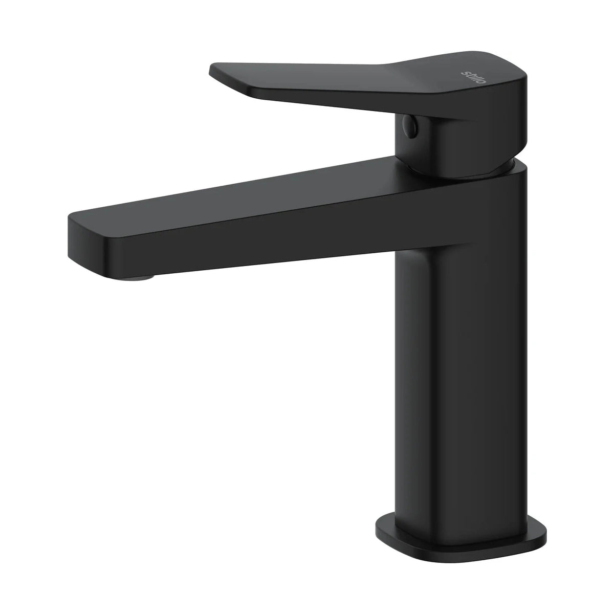 Grifo de lavabo medio Stillo Eros negro con aireador