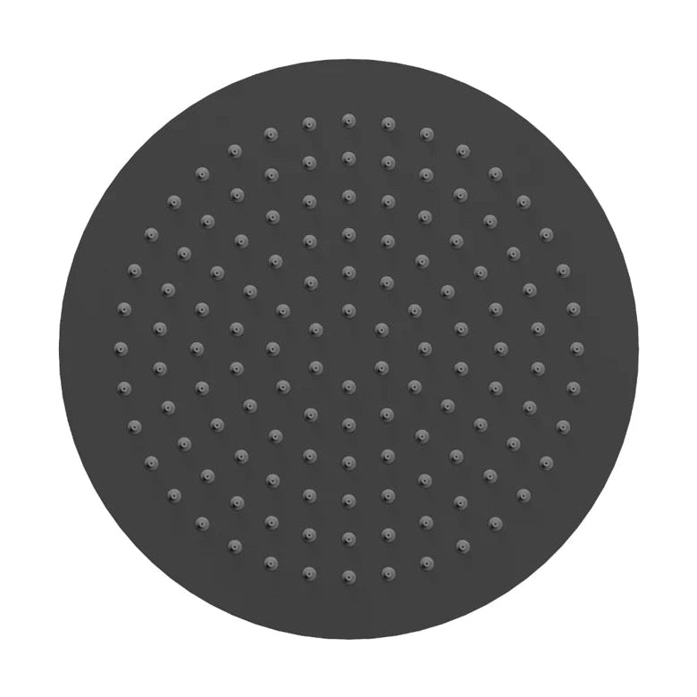 Columna de grifería para ducha monomando Stillo Hera negro rociador mural 2 vías Ø248mm maneral de 3 funciones